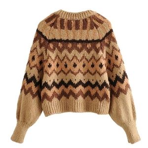 Zara Fair Isle  Knit Sweater